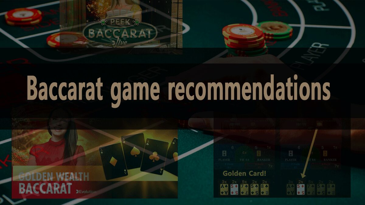 2024, Baccarat Game Recommendation  [TOP 4]